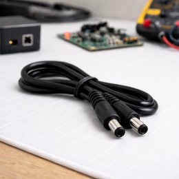 DC кабель живлення 5.5×2.5 мм Male-Male для роутера, модема, відеокамер, блоків живлення, мідний  (AX)