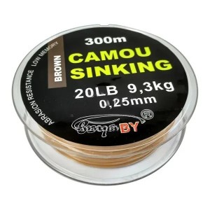 Нейлоновая леска для рыбака BoyaBY Camou Sinking 300м, 20LB, 9.3кг, 0,25мм Бежевый Нейлоновая леска для рыбака BoyaBY Camou Sinking 300м, 20LB, 9.3кг, 0,25мм Бежевый