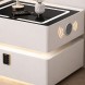 Смарт тумба XF01 з підсвічуванням LED, Bluetooth колонкою, USB і зарядкою Qi, Білий (Х59/17588)