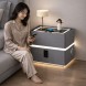 Смарт тумба приліжкова XF01 з підсвічуванням LED, Bluetooth колонкою, USB та зарядкою Qi, Сірий (Х59/17589)