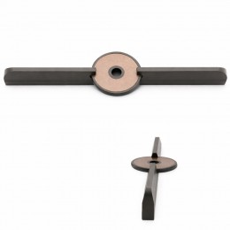 Современная ручка для раздвижных дверей врезная Slide Door Handle минималистичный дизайн 147 мм(Х05/5500)