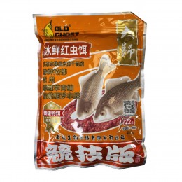 Насадка для риболовлі херабуна Old Ghost Мотиль свіжоморожений 450 г