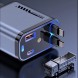 Автомобільний зарядний адаптер 66W USB Type-C Lightning QC3.0 PD з LED проєктором Зоряне небо (527/BA-0411)