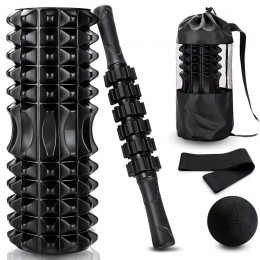 Фітнес набір 4 в 1 для масажу м’язів, йоги, розтяжки та відновлення після тренувань (626/VEN-1412)