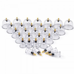 Банки для вакуумного масажу 32 шт з насосом антицелюлітний набір для масажу тіла (626/VEN-1420)