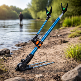 Телескопічна підставка для вудилища 2,1 м Синій