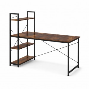 Комп'ютерний стіл Лофт 120х60 з полицями металевий каркас ДСП(626/SAM-011-С45/2)