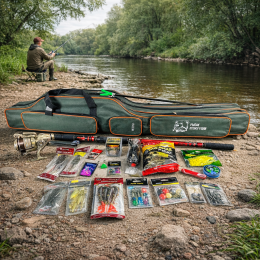 Набор для рыбалки (удилище+катушка+чехол+снасти и т.д.) Karp Hercules 16в1 (3,6 м) №7