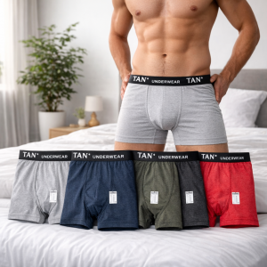 Комплект чоловічих трусів 5 в 1 (випадкові кольори) розмір L Комплект чоловічих трусів 5 в 1 (випадкові кольори) розмір L