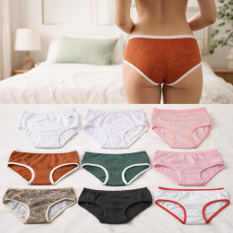 Комплект жіночих трусів 5 в 1 (випадкові кольори) розмір L