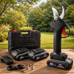 Акумуляторний садовий секатор TANU у кейсі на 2 АКБ 48 Vh (CA/AM-11)