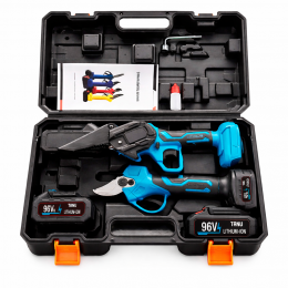 Садовий акумуляторний набір секатор, пила TANU в кейсі на 2 АКБ 96 Vh (CA/AM-12)