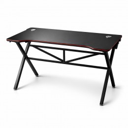 Компьютерный стол хай-тек 120×60 см металлический каркас МДФ, отверстие для кабелей (626/VEN-1395-С45/2)