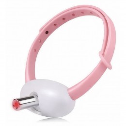 Игрушка для кошек лазерный смарт-ошейник со встроенным лазером для животных Smart laser T-883 Розовый