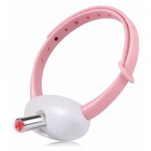 Іграшка для кішок лазерний смарт-нашийник із вбудованим лазером для тварин Smart laser T-883 Рожевий