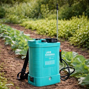 Ранцевий обприскувач акумуляторний JANSVARKA 12л 12В з телескопічною вудкою 115 см для саду та городу(JS/2060)