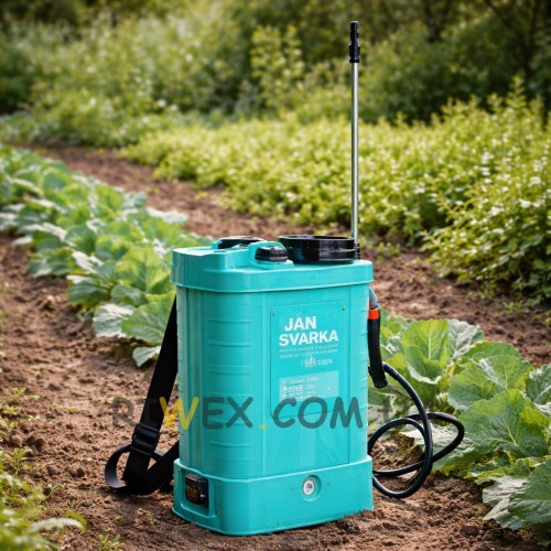 Ранцевий обприскувач акумуляторний JANSVARKA 12л 12В з телескопічною вудкою 115 см для саду та городу(JS/2060)