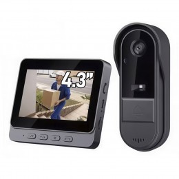 Бездротовий відеодомофон Wi-fi/Bluetooth з камерою і екраном Smart Home 4,3" (ARSH)