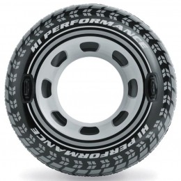 Надувний круг Intex 56268 покришка 114 см, міцний вініл, ручки 2 шт, для підлітків і дорослих (AT)