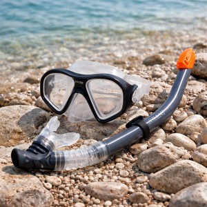 Комплект для плавання Intex 55648 Reef Rider маска трубка L 14+ захист від води гіпоалергенний матеріал(AT)