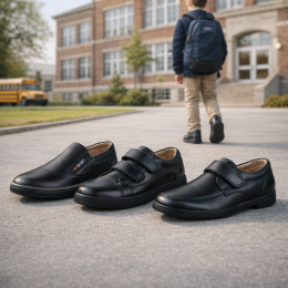 Дитячі класичні туфлі Kangfu для хлопчика комплект 3 пари для школи (випадкова модель) 36 розмір