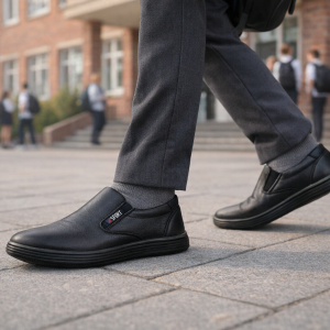 Дитячі класичні туфлі Kangfu для хлопчика комплект 3 пари для школи (випадкова модель) 39 розмір