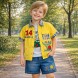 Літній набір костюм для хлопчика сорочка, футболка, шорти BBB 3 в 1 (випадковий колір та модель) 1 рік (BOT)