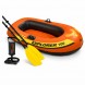 Надувний човен Intex Explorer 100 58329-2 одномісний 147x84 см з веслами та насосом, 2 камери(AT)