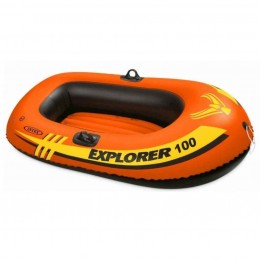 Надувная лодка Intex Explorer 100 58329 одноместная 147x84 см 2 камеры(AT)