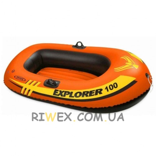 Надувний човен Intex Explorer 100 58329 одномісний 147x84 см 2 камери(AT)
