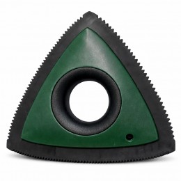 Пристрій-щітка для очищення від шерсті EL-2350 трикутний для текстилю меблів килимів одягу, Зелений (237)