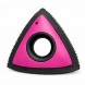 Пристрій-щітка для очищення від шерсті EL-2350 трикутний для текстилю меблів килимів одягу, Рожевий (237)