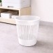 Офісна корзина для паперу Алеана 12 літрів пластиковий сміттєвий кошик для дому кабінету, Білий (DRK)