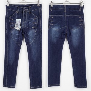 Дитячі джинси для дівчинки DU JIN 3 одиниці (випадкова модель) набір стильних джинсів, 19 р.