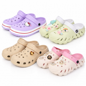 Набір дитячих резинових тапочок для Дівчинки крокси 3 пари (випадкова модель) розмір 31