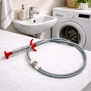 Сантехнічний трос 56,5 см для видалення засмічень, інструмент для прочищення труб із захватом (YAB)