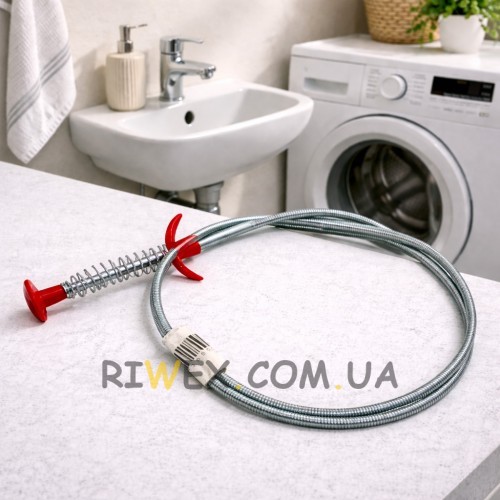 Сантехнічний трос 56,5 см для видалення засмічень, інструмент для прочищення труб із захватом (YAB)