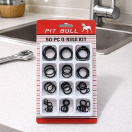 Набір гумових кілець ущільнювачів PIT BULL 50 шт універсальні O-Ring для ремонту техніки, авто(YAB)