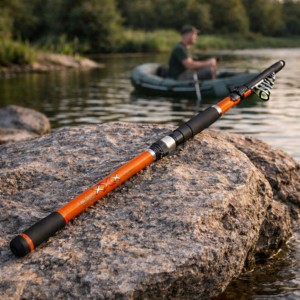 Спиннинг Boya By Delta XXX 3,0 м тест 200г телескопическое композитное удилище для рыбалки, Оранжевый Спиннинг Boya By Delta XXX 3,0 м тест 200г телескопическое композитное удилище для рыбалки, Оранжевый