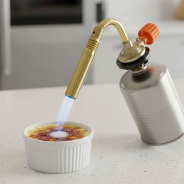 Пальник для розпалювання вугілля Gas Torch 6001 1300°C потужний газовий під цанговий балон 1.64 кВт