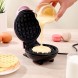 Електровафельниця портативна Waffle Maker XL-287 рожева антипригарна поверхня 350 Вт компактна (X05/242)