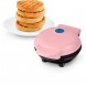 Електровафельниця портативна Waffle Maker XL-287 рожева антипригарна поверхня 350 Вт компактна (X05/242)