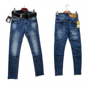 Набір чоловічих джинсів з ременем, 3 штуки (модель обирається випадковим чином), розмір 32