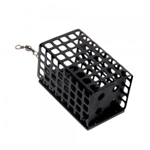 Закрита фідерна кормушка 100 г металева для течії і глибини годівниця для донної риболовлі