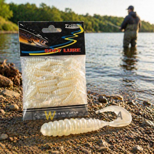 М’яка силіконова приманка SHIBO Soft Lure 7 см 81 г  для спінінга тонуча на щуку судака окуня