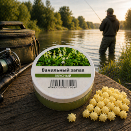 Рыболовная поплавочная насадка приманка Power Float Bait 15 мм аромат Ваниль (988)