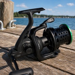 Безынерционная катушка Shark ID 8000 байтранер 10+1 BB Long Cast для карповой и фидерной рыбалки (SHRK/1501)