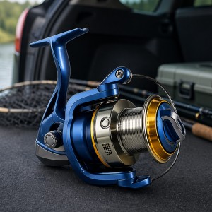 Безінерційна котушка Shark XV8000 BB10+1 4.9:1 фідерна корпова з великою лісомісткістю (SHRK/1507)