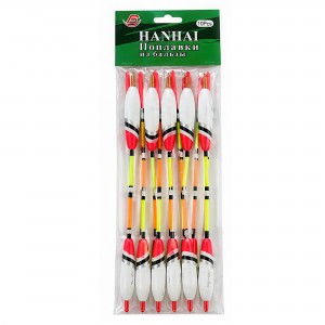 Набір рибацьких поплавків бальзовий Hanhai 3-7 набір 10 шт 4г (988)