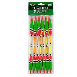 Набір рибацьких поплавків бальзовий Hanhai 3-7 набір 10 шт 5г (988)